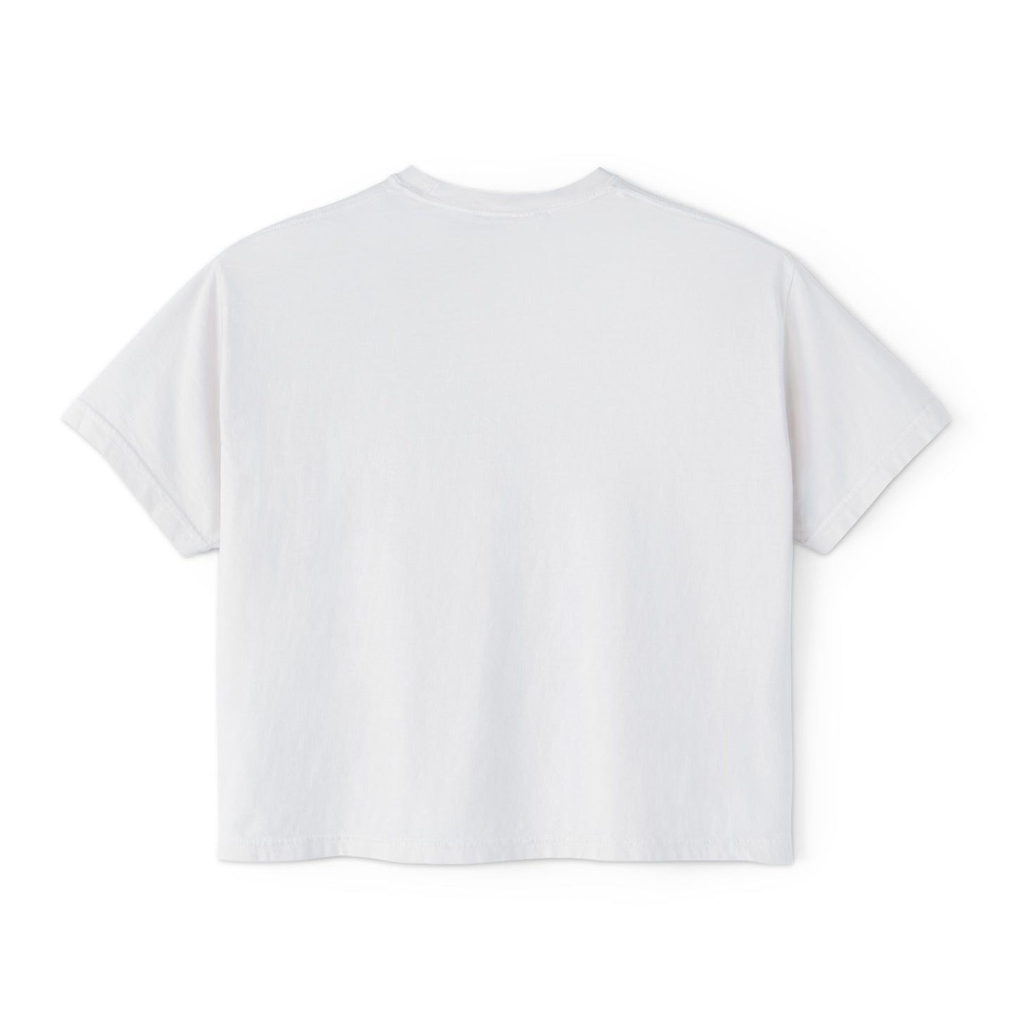 Uppity Pink Script Boxy Tee — Women's Retro Vibe Casual Top