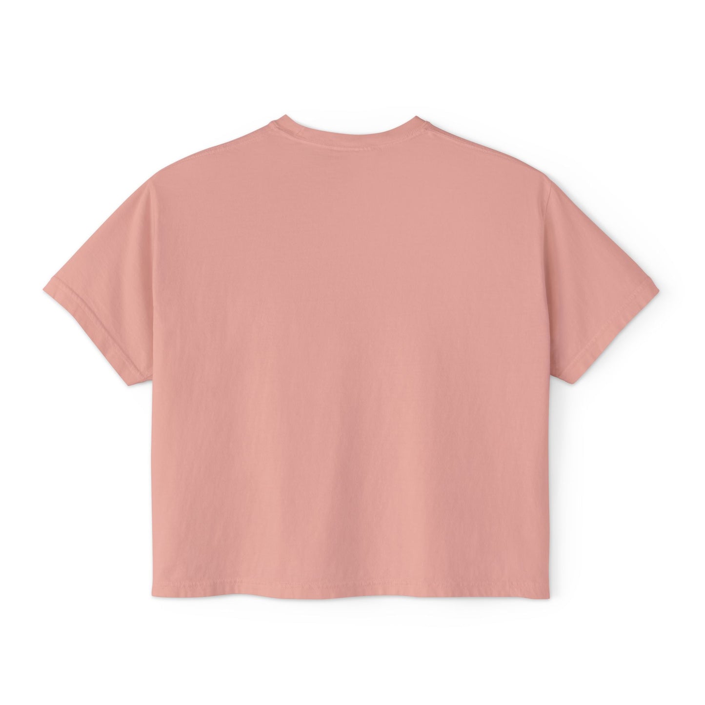 Uppity Pink Script Boxy Tee — Women's Retro Vibe Casual Top