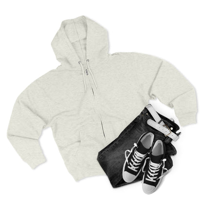 Uppity Princess Zip Hoodie — Retro Pink Script Back Graphic