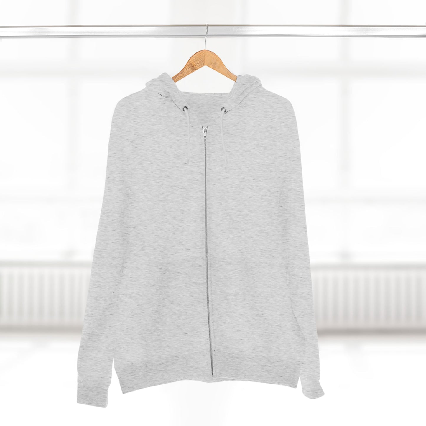 Uppity Princess Zip Hoodie — Retro Pink Script Back Graphic