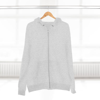 Uppity Princess Zip Hoodie — Retro Pink Script Back Graphic