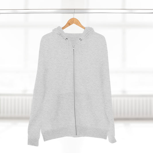 Uppity Princess Zip Hoodie — Retro Pink Script Back Graphic