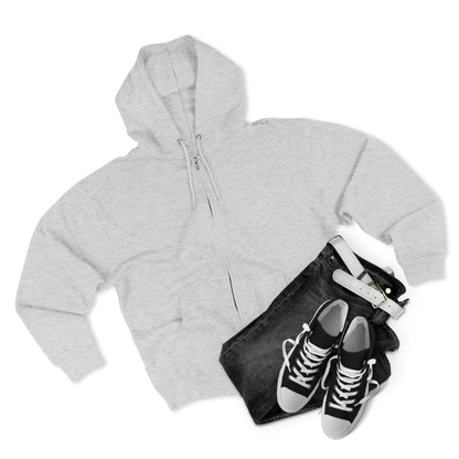 Uppity Princess Zip Hoodie — Retro Pink Script Back Graphic