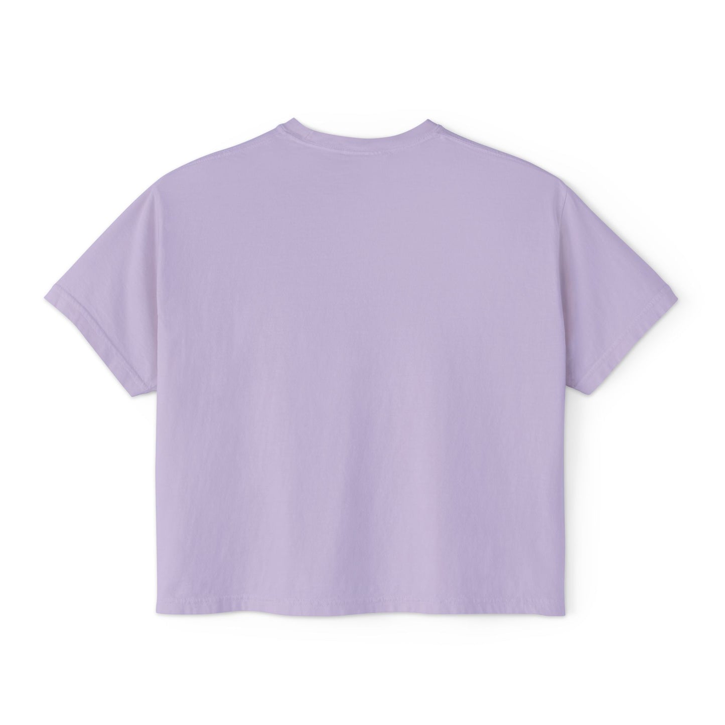 Uppity Pink Script Boxy Tee — Women's Retro Vibe Casual Top