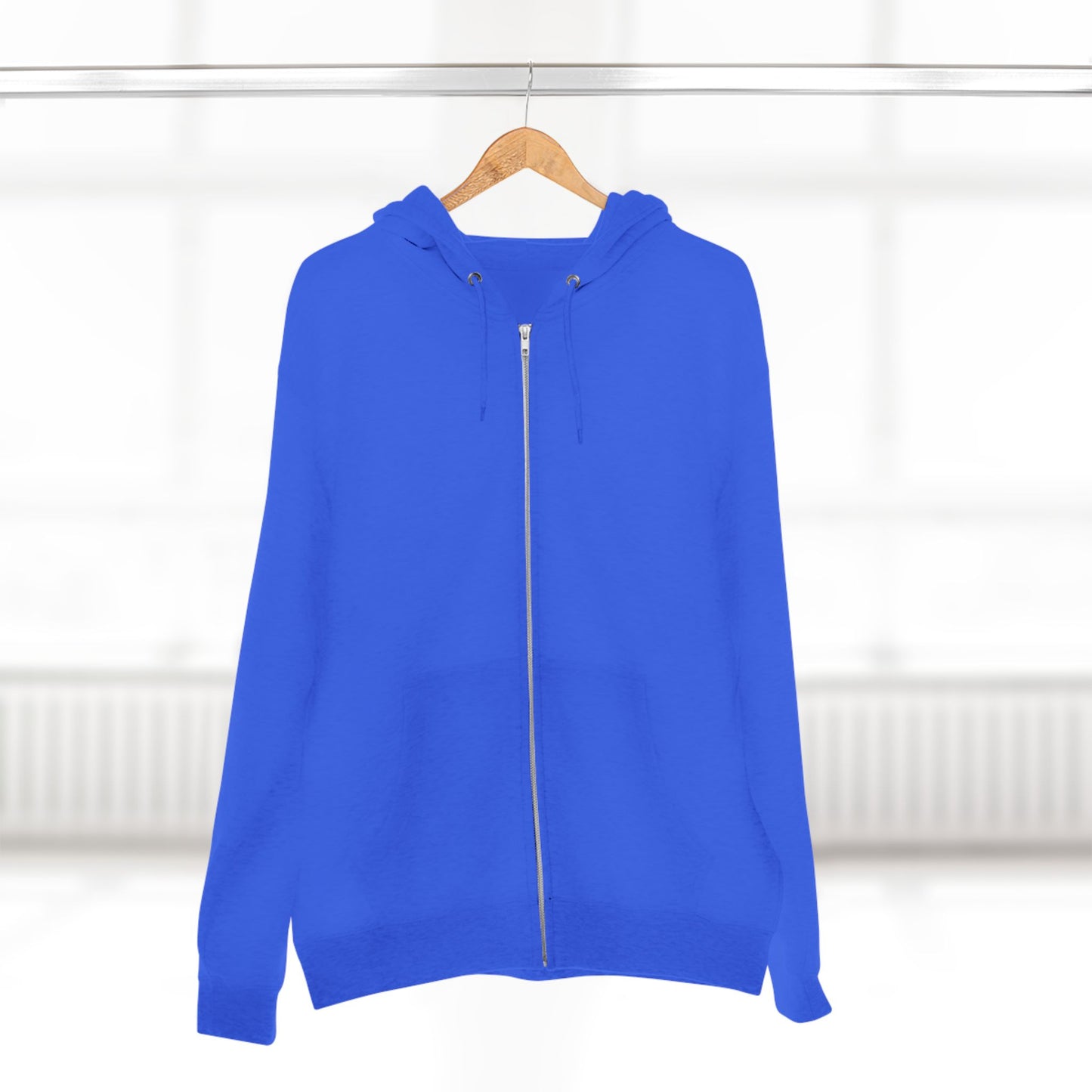 Uppity Princess Zip Hoodie — Retro Pink Script Back Graphic