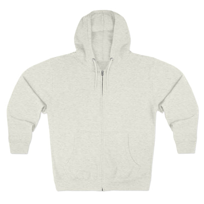 Uppity Princess Zip Hoodie — Retro Pink Script Back Graphic