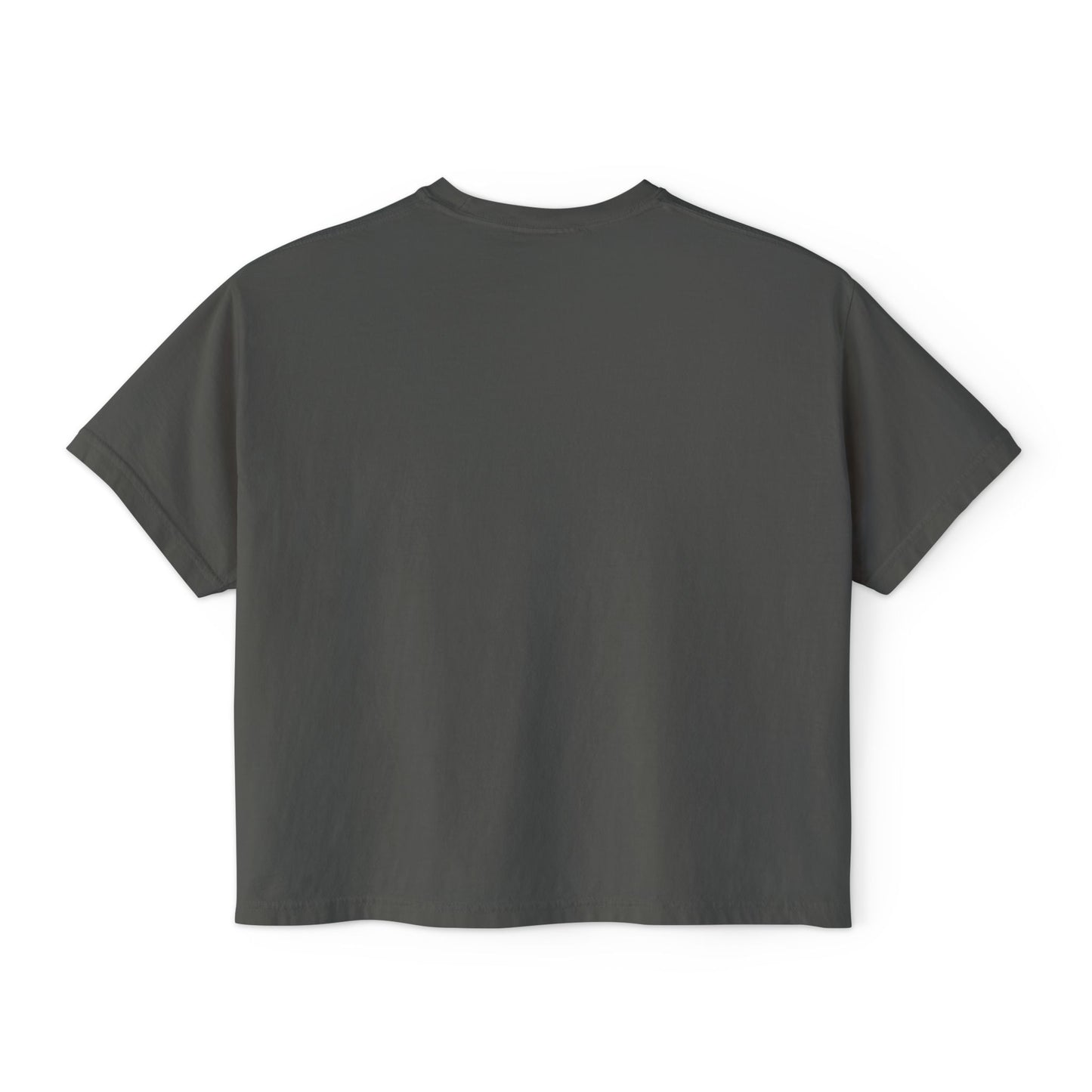 Uppity Pink Script Boxy Tee — Women's Retro Vibe Casual Top